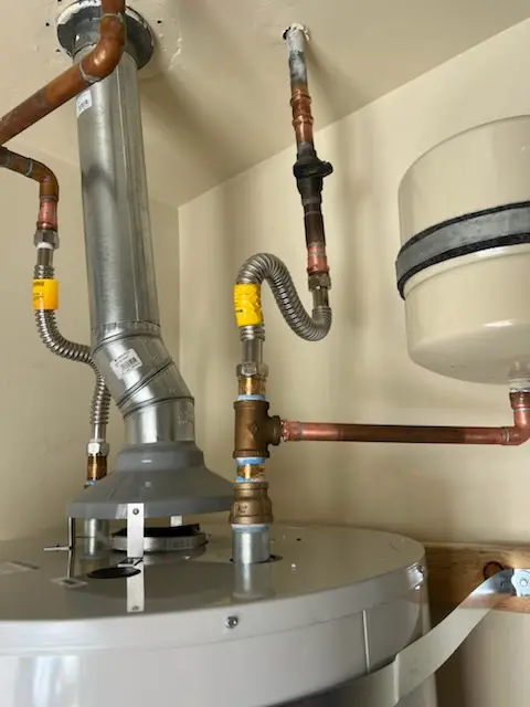 Water heater installation and plumbing repair in Oronoko